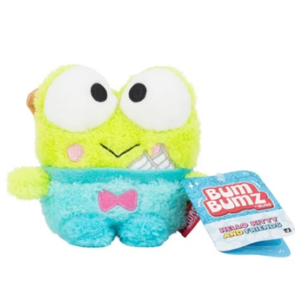 BumBumz Hello Kitty & Friends Keroppi Ice Cream 4.5-Inch Plush